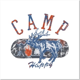 camp happy Posters and Art